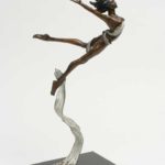 Waterdance XI - (cheville) bronze 8x11x22