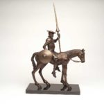 Gros don quichotte - bronze 19x6x27